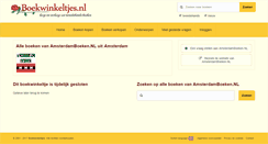 Desktop Screenshot of amsterdam.boekwinkeltjes.nl