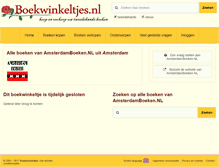 Tablet Screenshot of amsterdam.boekwinkeltjes.nl