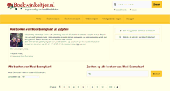 Desktop Screenshot of 13623.boekwinkeltjes.nl