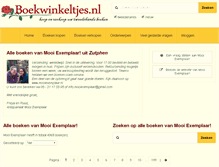 Tablet Screenshot of 13623.boekwinkeltjes.nl